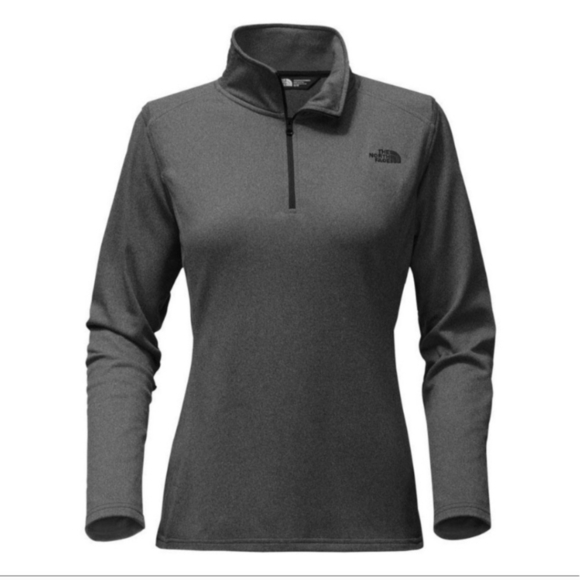 The North Face Quarter Zip Long Sleeve Gray Jacket Size Small Athletic - Picture 1 of 6